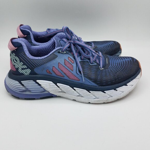 Hoka One One Gaviota Womens 7 Running Shoes Sneakers 1016303 MDSB - Picture 3 of 10